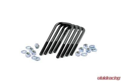 Rough Country 9/16" Large Radius U-bolts 3.125 x 10.0 - 7650