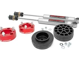 Rough Country 3 Inch Lift Kit Red Spacers