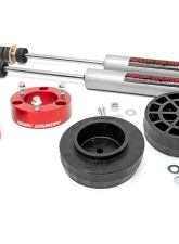 Rough Country 3 Inch Lift Kit Red Spacers                                     - 76530RED - Image 6