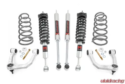 Rough Country 3" Lift Kit Upper Control Arms RR Coils M1 Struts Toyota 4Runner 10-24 - 76642