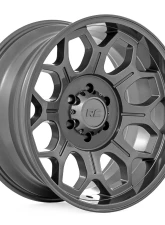 Rough Country 77 Series Wheel One-Piece Gunmetal Gray 20x10 6x5.5 -25mm                                     - 77202512G - Image 3