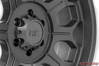 Rough Country 77 Series Wheel One-Piece Gunmetal Gray 20x10 6x5.5 -25mm - 77202512G