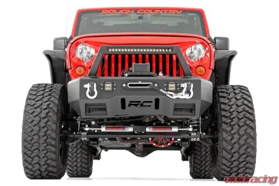 Rough Country 4" Lift Kit Long Arm 3.8L w/Premium N3 Jeep Wrangler JK Unlimited 2WD 4WD 2007-2011 - 78530A