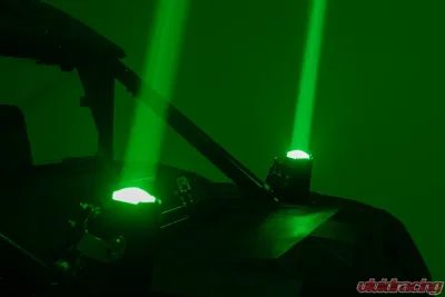 Rough Country Laser Whip Light Kit RGBW 1200 Lumens Pair - 78870