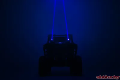 Rough Country Laser Whip Light Kit RGBW 1200 Lumens Pair - 78870