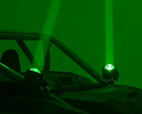 Rough Country Laser Whip Light Kit RGBW 2400 Lumens Pair