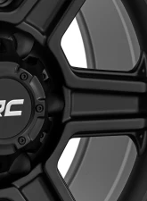 Rough Country 79 Series Wheel 17x8.5 Semi Gloss Black with Gunmetal Ring 6x5.5 Fitment for Multiple Models                                     - 79170912B - Image 5