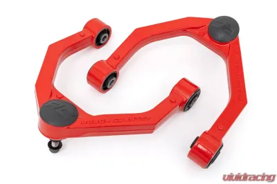 Rough Country Red Forged Upper Control Arms OE Upgrade Nissan Titan XD 4WD 2016-2024 - 80001RED