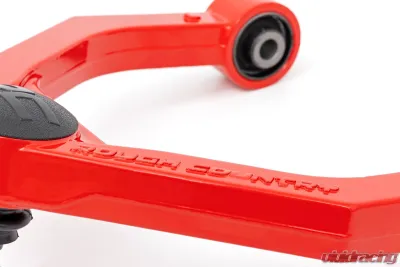 Rough Country Red Forged Upper Control Arms OE Upgrade Nissan Titan XD 4WD 2016-2024 - 80001RED