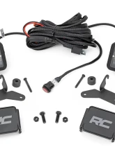 Rough Country LED Light Kit Hinge Mount 2" Spectrum Pair Jeep Gladiator JT | Wrangler JL 18-25                                     - 80052 - Image 6