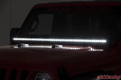 Rough Country 50" LED Light Kit Cowl Mount for Jeep Gladiator JT & Wrangler JL 2018-2024 - 80057