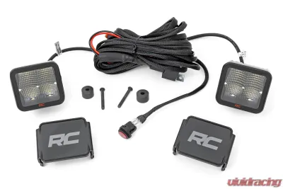 Rough Country LED Light Kit Cowl Mount 2" Spectrum Pair for Jeep Gladiator JT & Wrangler JL 18-25 - 80062