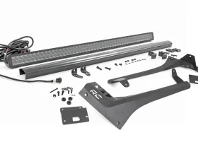 Rough Country JEEP JL | JT 50IN LED UPPER WINDSHIELD MOUNT w/50IN DUAL ROW Spectrum Series