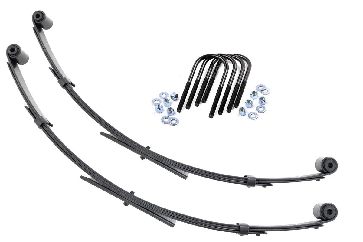 Rough Country Front Leaf Springs 2.5 inch Lift Pair - 8009Kit