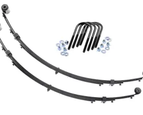 Rough Country Front Leaf Springs 4 inch Lift Pair