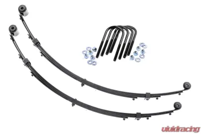 Rough Country Front Leaf Springs 4 inch Lift Pair - 8010Kit