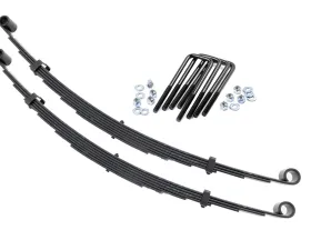 Rough Country Front Leaf Springs 4 inch Lift Pair