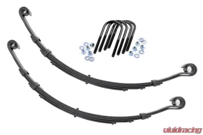 Rough Country Front Leaf Springs 4 inch Lift Pair - 8019Kit