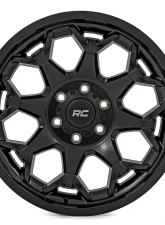 Rough Country 80 Series Wheel One-Piece Semi Gloss Black 20x10 8x170 -19mm                                     - 80201811 - Image 2
