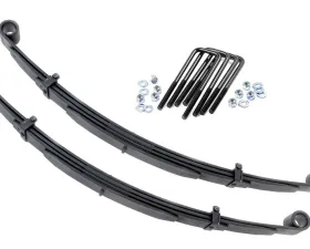 Rough Country Front Leaf Springs 4 inch Lift Pair