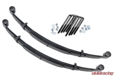 Rough Country Front Leaf Springs 4 inch Lift Pair - 8044Kit