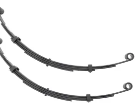 Rough Country Front Leaf Springs 4 inch Lift Pair