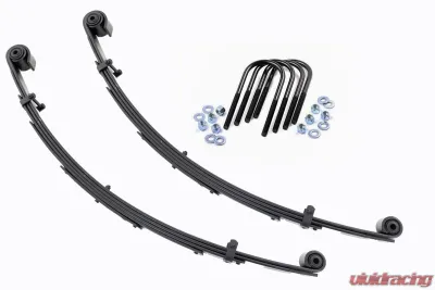 Rough Country Front Leaf Springs 4 inch Lift Pair - 8057Kit