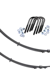 Rough Country Front Leaf Springs Military Wrap 4 inch Lift Pair                                     - 8063Kit - Image 4