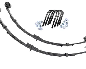 Rough Country Rear Leaf Springs Military Wrap 4 Lift Jeep Wrangler YJ 1987-1995