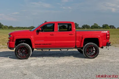 Rough Country Side Window Deflectors In Channel Rain Guard Chevy | GMC 1500 | 2500HD | 3500HD 2WD | 4WD - 811419