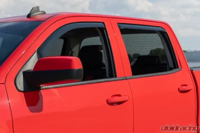 Rough Country Side Window Deflectors In Channel Rain Guard Chevy | GMC 1500 | 2500HD | 3500HD 2WD | 4WD - 811419