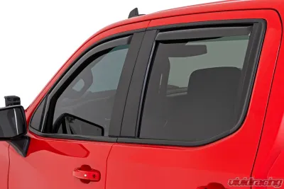 Rough Country Side Window Deflectors In Channel Rain Guard Chevy | GMC 1500 | 2500HD | 3500HD 19-25 & Classic - 811924