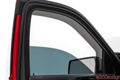 Rough Country Side Window Deflectors In Channel Rain Guard Chevy | GMC 1500 | 2500HD | 3500HD 19-25 & Classic - 811924