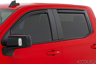 Rough Country Side Window Deflectors In Channel Rain Guard Chevy | GMC 1500 | 2500HD | 3500HD 19-25 & Classic - 811924