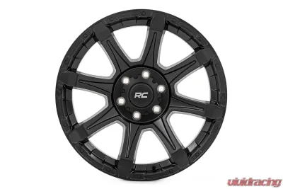 Rough Country 81 Series Wheel One-Piece Semi Gloss Black 20x9 6x135 0mm - 81200917
