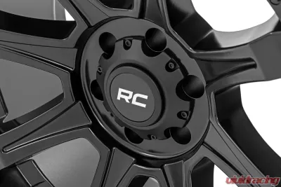 Rough Country 81 Series Wheel One-Piece Semi Gloss Black 20x9 6x135 0mm - 81200917