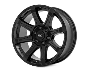 Rough Country 81 Series Wheel One-Piece Semi Gloss Black 20x10 6x5.5 -19mm