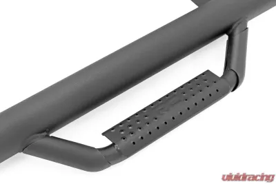 Rough Country Nerf Steps Cab Length for 2005-2024 Nissan Frontier Crew Cab, Textured Black - 82001B