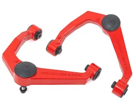 Rough Country Red Forged Upper Control Arms OE Upgrade Nissan Frontier 4WD 2005-2025