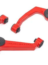 Rough Country Red Forged Upper Control Arms OE Upgrade Nissan Frontier 4WD 2005-2025                                     - 82009RED - Image 3