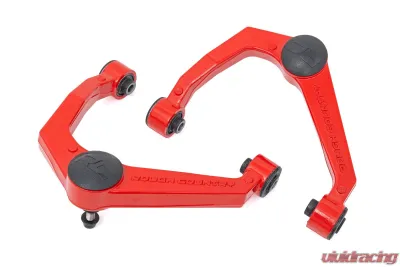 Rough Country Red Forged Upper Control Arms OE Upgrade Nissan Frontier 4WD 2005-2025 - 82009RED