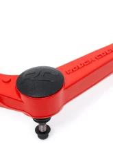 Rough Country Red Forged Upper Control Arms OE Upgrade Nissan Frontier 4WD 2005-2025                                     - 82009RED - Image 2