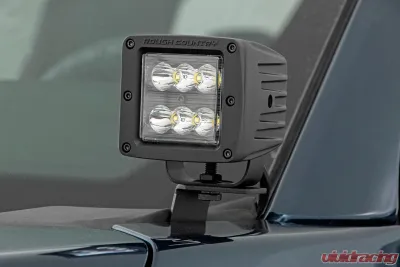 Rough Country LED Light Kit Ditch Mount 2" Spectrum Pair Spot Ford F-150 15-25 | F-150 Lightning 22-25 - 82028