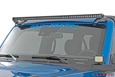 Rough Country LED Light Kit Upper Windshield 50" Spectrum Single Row Ford Bronco 21-25 - 82043