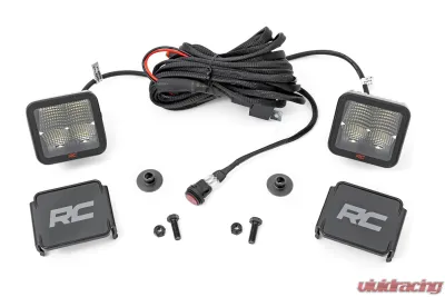 Rough Country LED Light Kit Ditch Mount 2" Spectrum Pair Spot Pattern Ford Bronco 2021-2025 - 82047