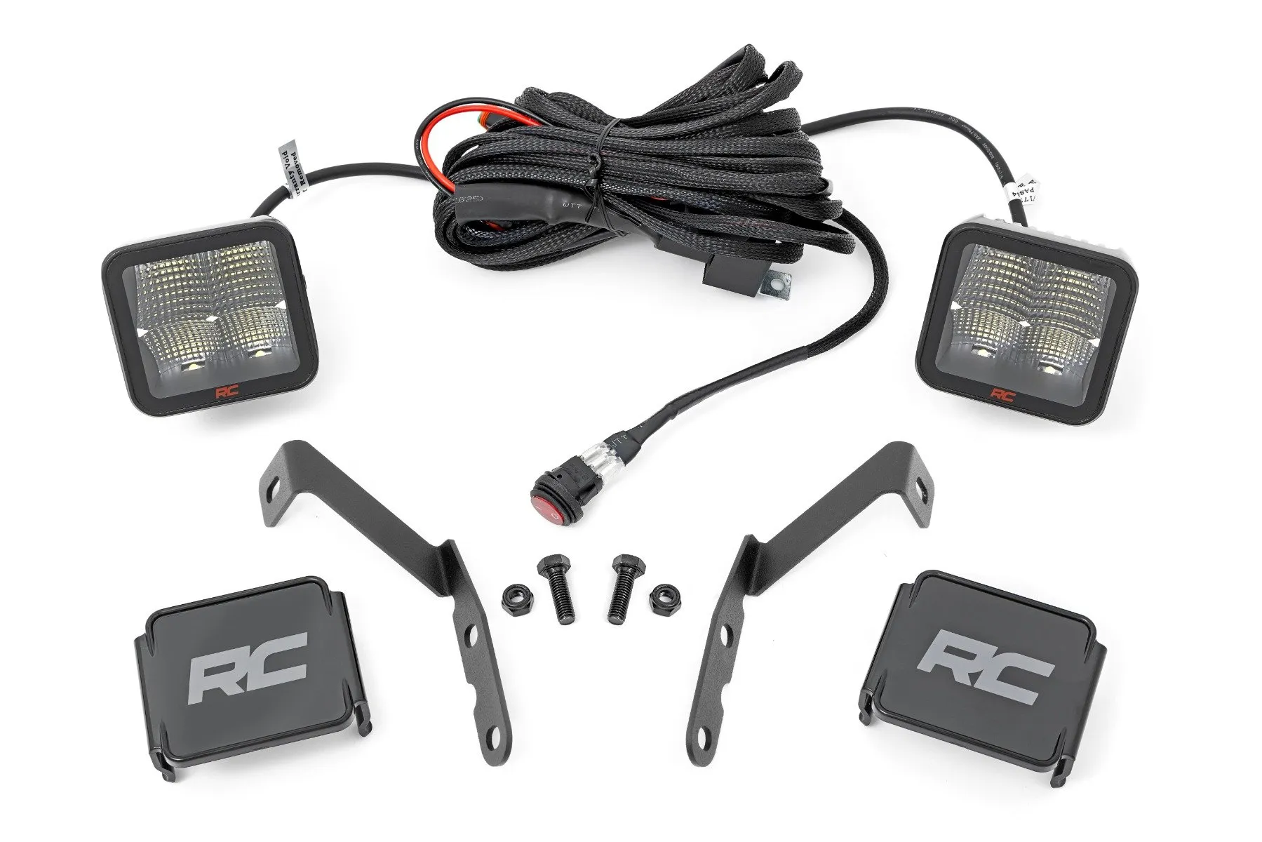 Rough Country LED Light Kit Ditch 2" Spectrum Pair Spot Chevy 1500 & Chevy | GMC 2500HD | 3500HD 07-14 - 82059