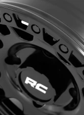 Rough Country 82 Series Wheel 14x7 4x156 +10mm Semi Gloss Black Aluminum                                     - 82140730 - Image 4