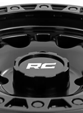 Rough Country 82 Series Wheel 14x7 4x156 +10mm Semi Gloss Black Aluminum                                     - 82140730 - Image 6