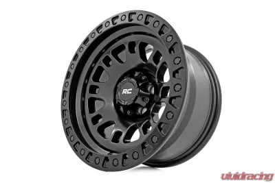 Rough Country 82 Series Wheel One-Piece Semi Gloss Black 18x9 6x135 0mm - 82180917
