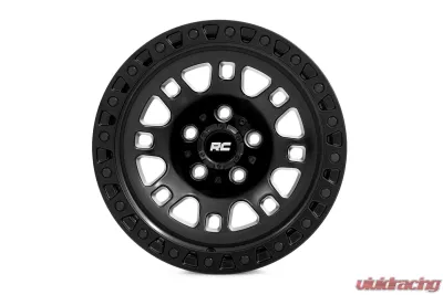 Rough Country 82 Series Wheel One-Piece Semi Gloss Black 18x9 8x6.5 -12mm - 82181210